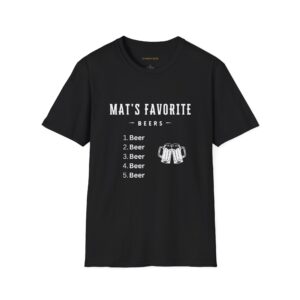 Mats Favorite Beers T Shirt